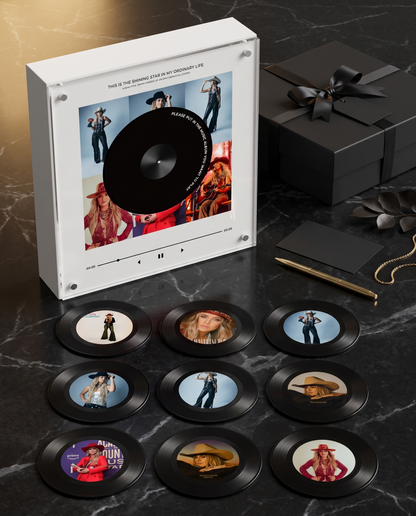 L.W. – Bell Bottom Country music player, black marble gifting