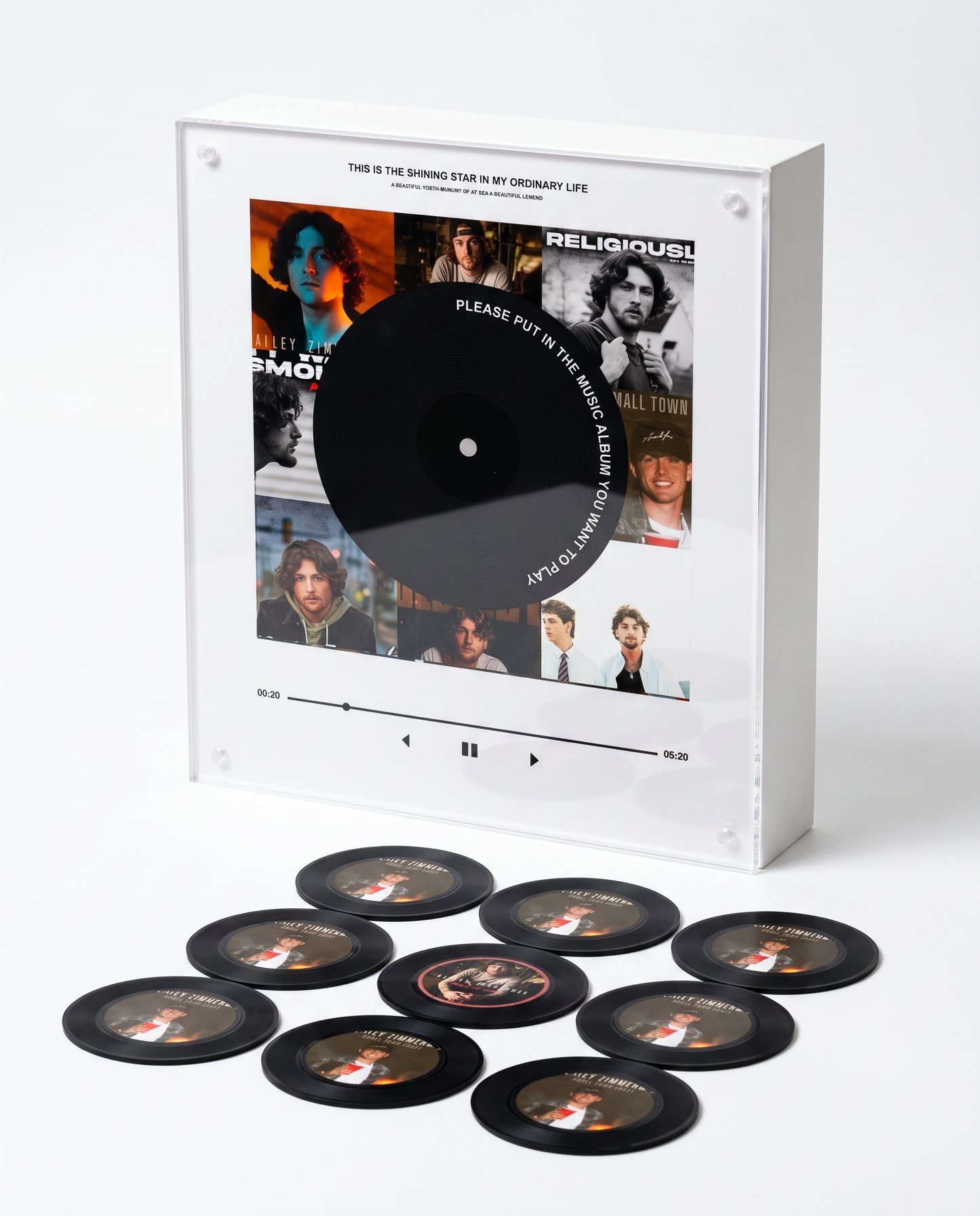 Bailey Zimmerman music player box – white studio