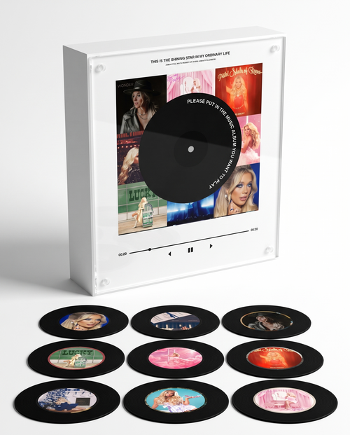 Megan Moroney music player box – white studio